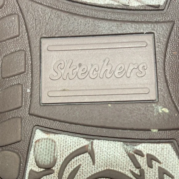 SKETCHERS women's Reggae Slim Vacay chocolate, purple and pink, size 8 Pre-Owned - Picture 3 of 8